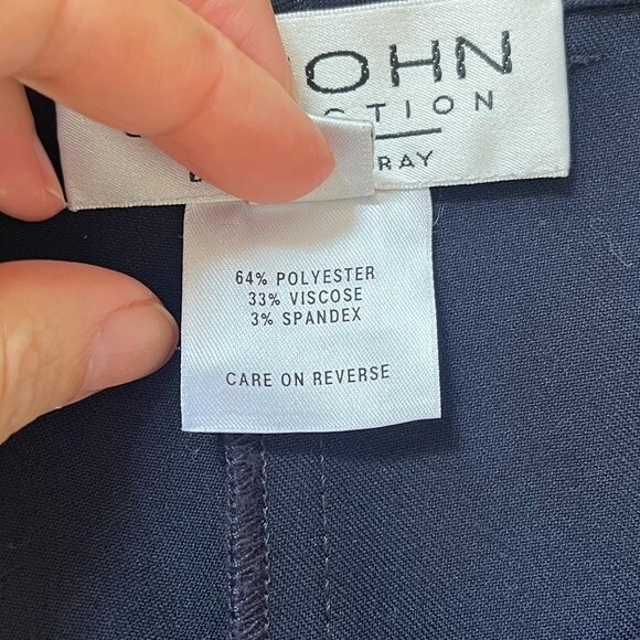 St. John Collection Straight Leg Pants in Navy 14 - Picture 13 of 13